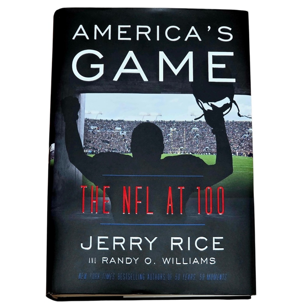 Signed Jerry Rice America's Game The NFL at 100 HC Publisher Signed Edition